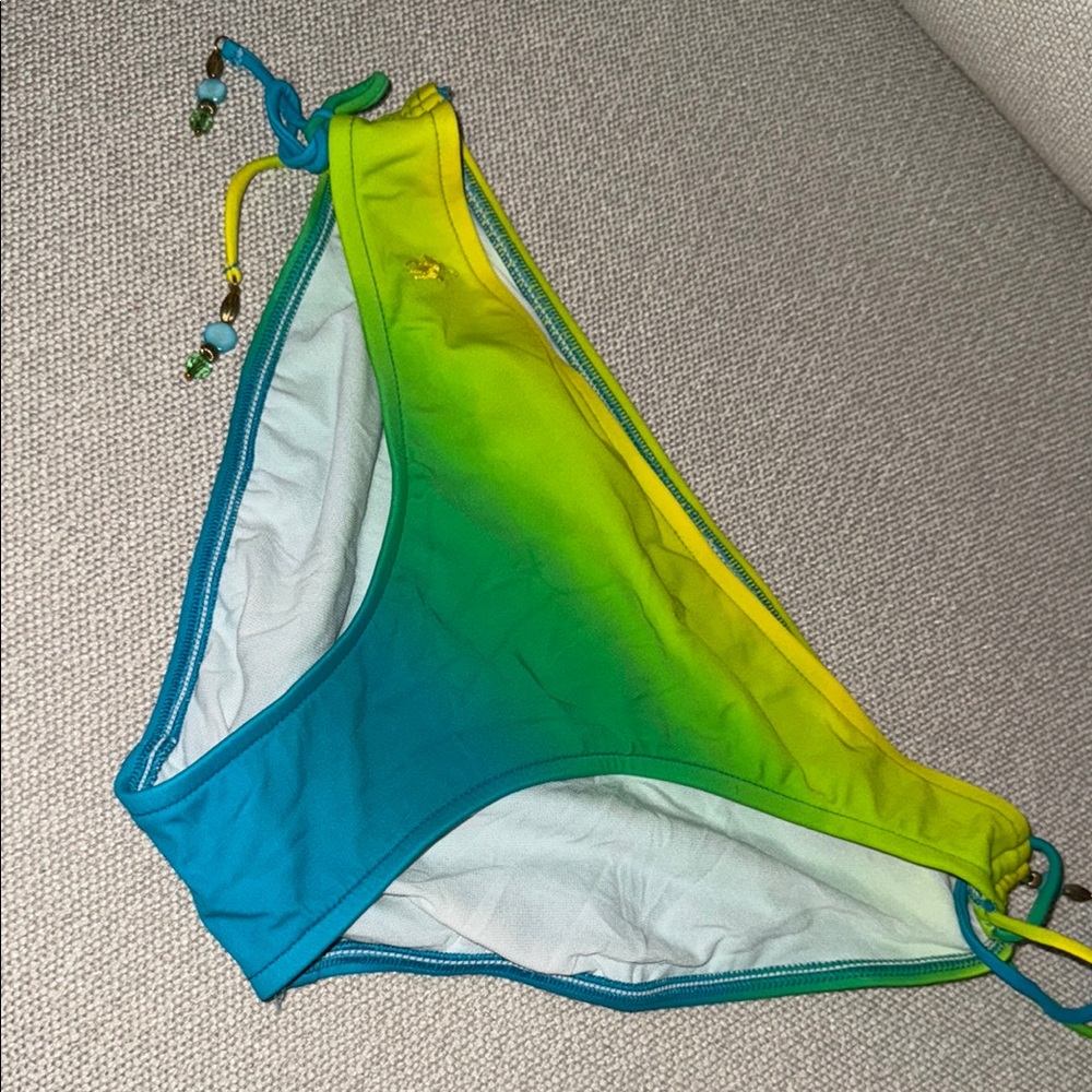 Polo by Ralph Lauren Blue and Yellow Bikini Bottom